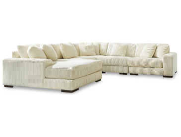 Lindyn 5-Piece Sectional with Chaise - Ivory