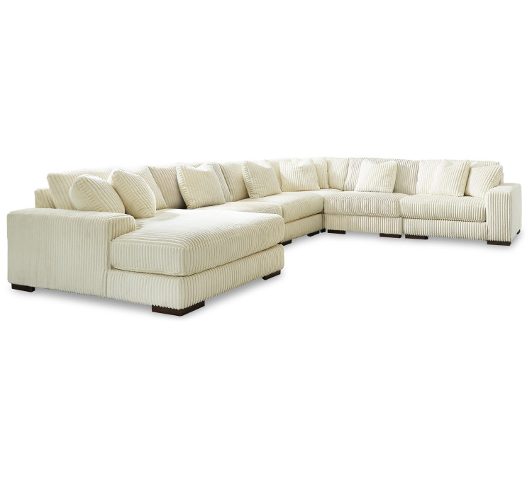 Lindyn 6-Piece Sectional with Chaise - Ivory