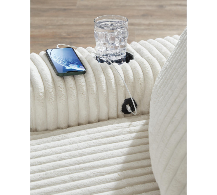 Lindyn Chaise - Ivory