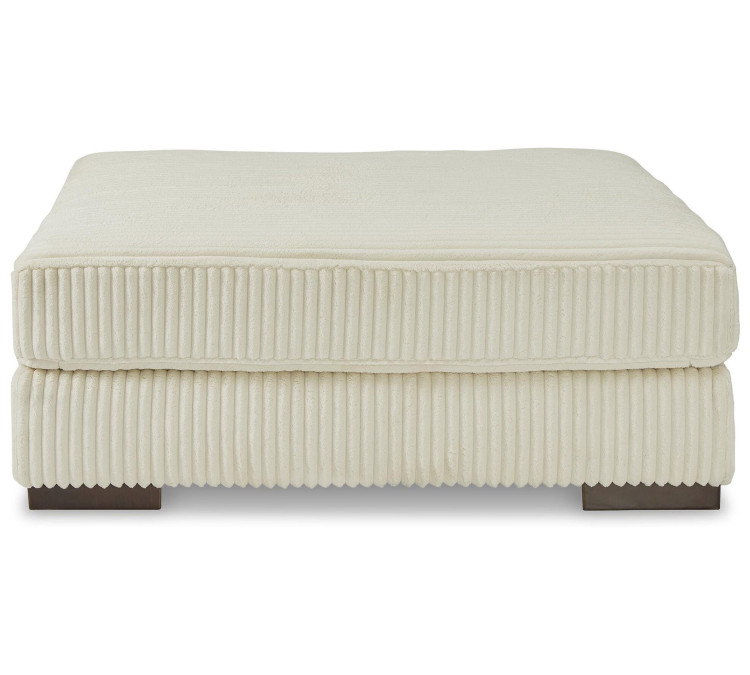 Lindyn Oversized Accent Ottoman - Ivory