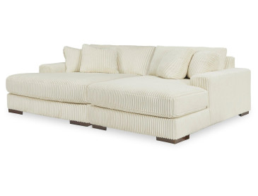 Lindyn Super Chaise - Ivory