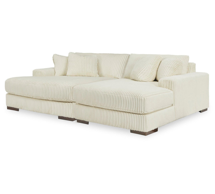 Lindyn Super Chaise - Ivory