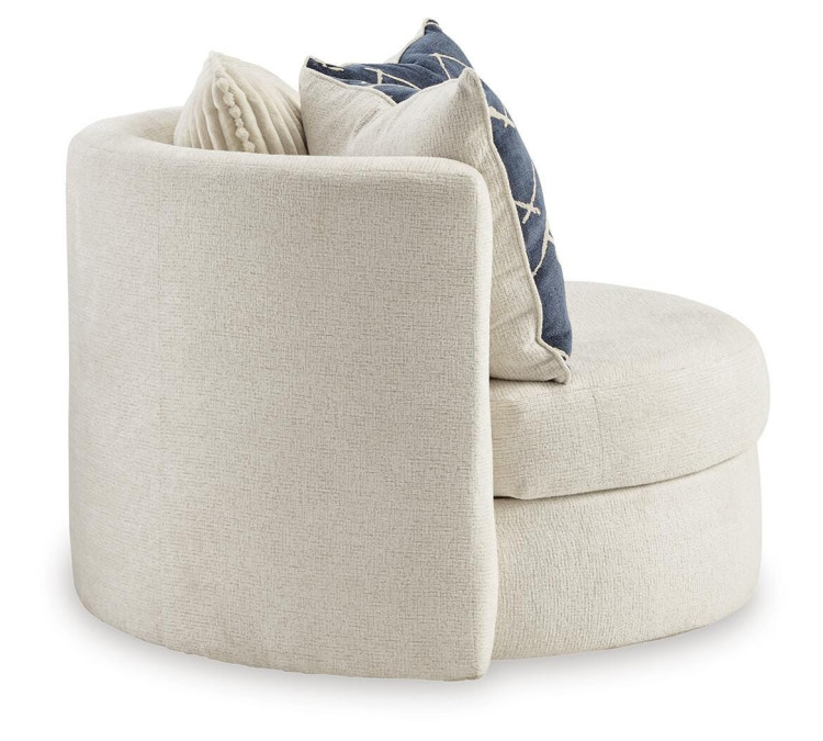 Padova Swivel Accent Chair - Ivory