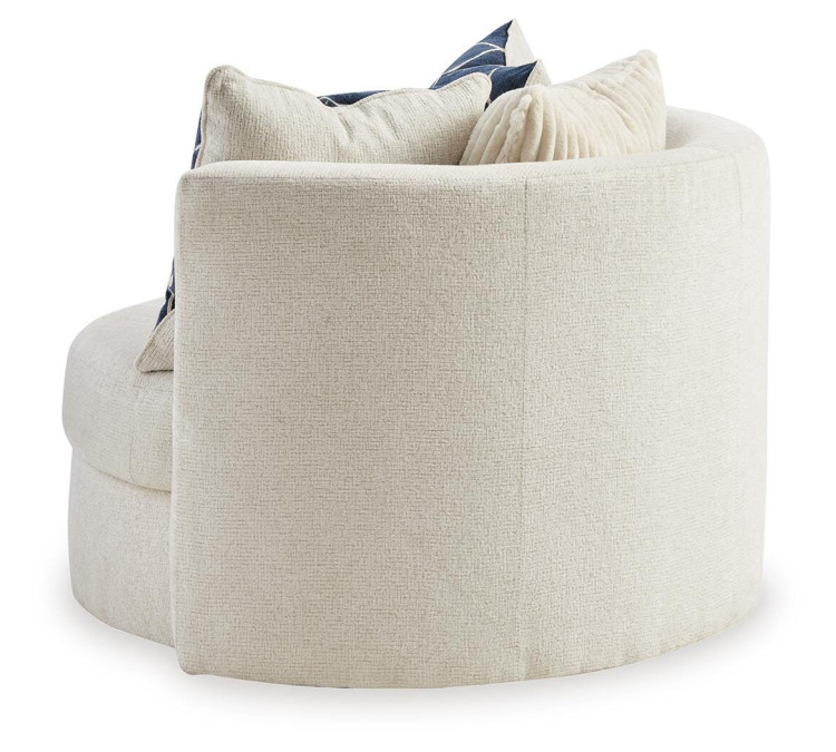 Padova Swivel Accent Chair - Ivory