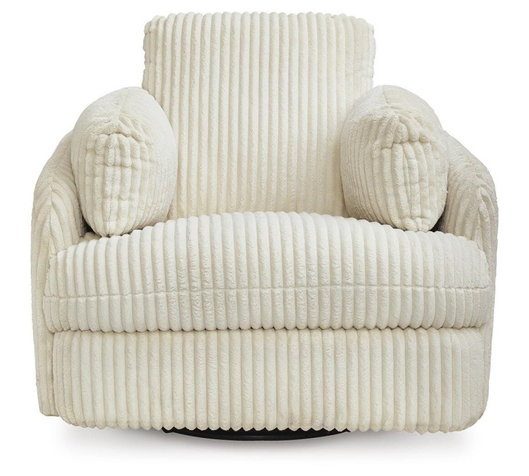Tie-Breaker Swivel Glider Recliner - Ivory