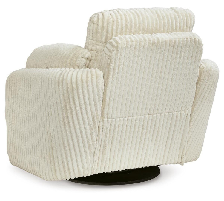 Tie-Breaker Swivel Glider Recliner - Ivory