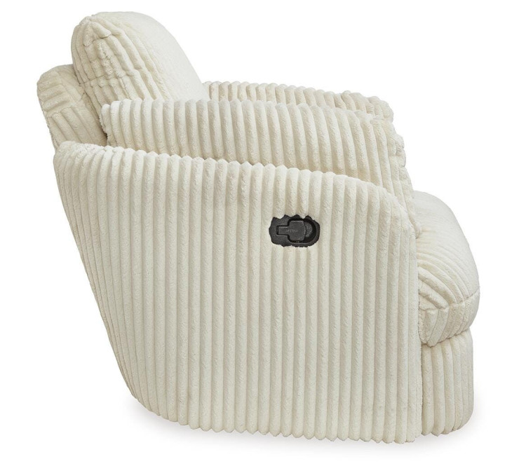 Tie-Breaker Swivel Glider Recliner - Ivory