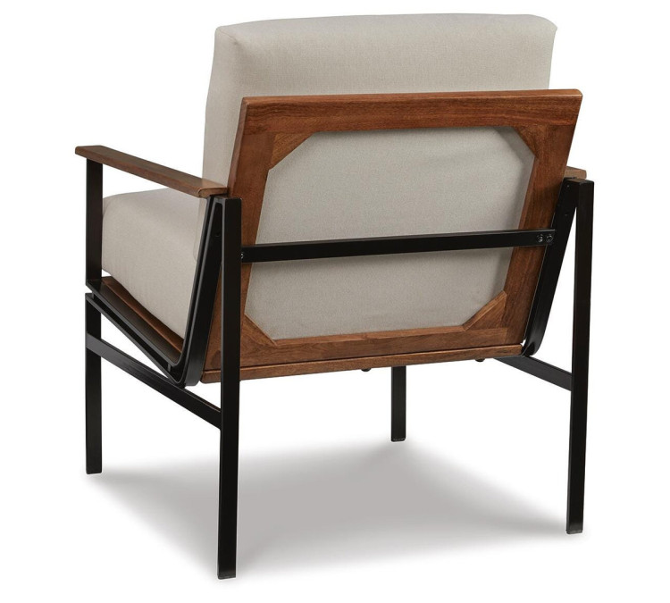 Tilden Accent Chair - Ivory/Brown