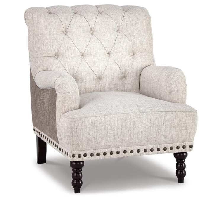 Tartonelle Accent Chair - Ivory/Taupe