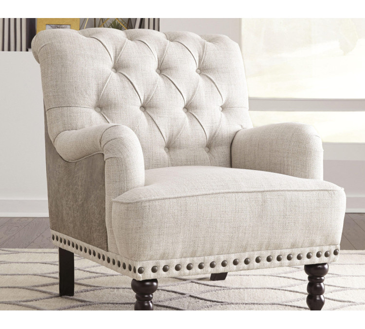 Tartonelle Accent Chair - Ivory/Taupe