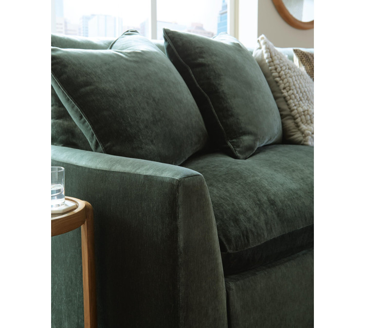 Carriage View 3-Piece Sectional - Jade