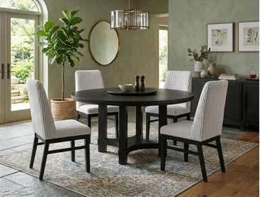 JEFFRIES ROUND TABLE W/LAZY SUSAN