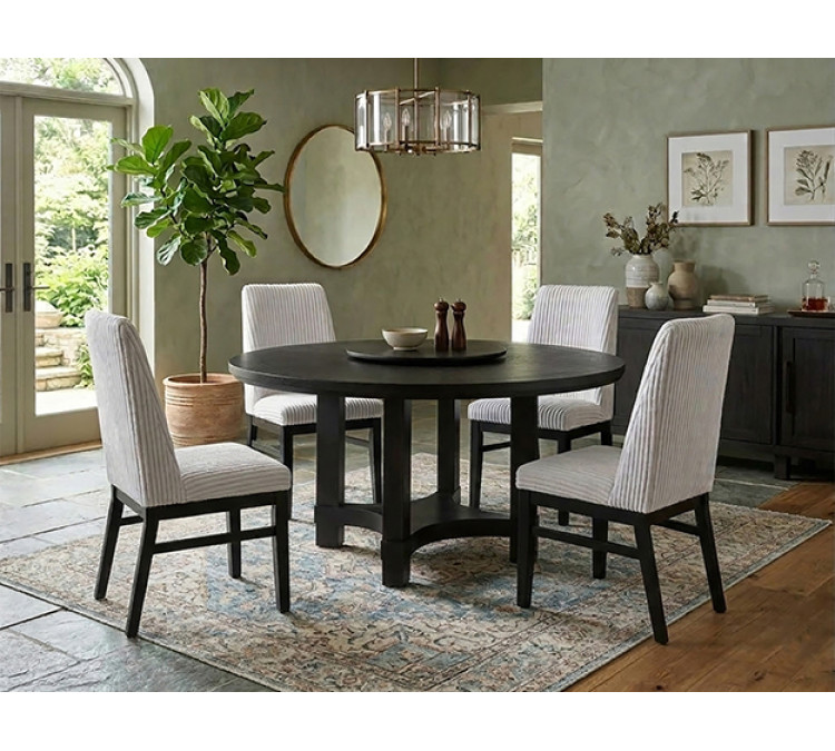 JEFFRIES ROUND TABLE W/LAZY SUSAN