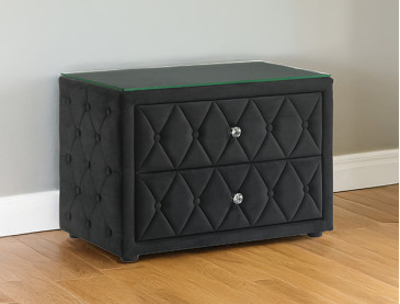 JOSEPHINE NIGHT STAND - Black