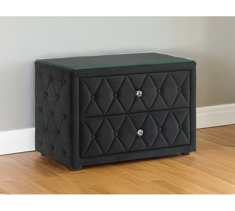 JOSEPHINE NIGHT STAND - Black