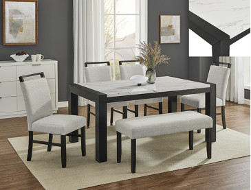 JULES DINING GROUP - Faux Marble