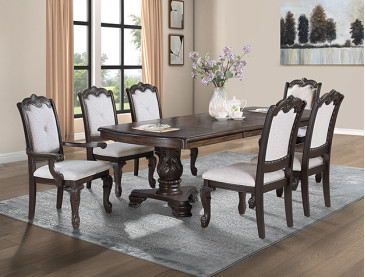 KIERA DINING GROUP - Coffee Brown
