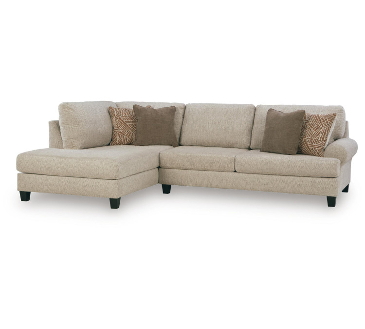 Steelwater Retreat 2-Piece Sectional with Chaise - Latte
