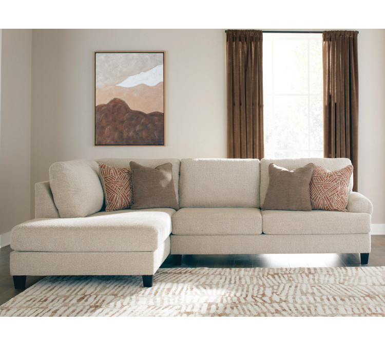 Steelwater Retreat 2-Piece Sectional with Chaise - Latte