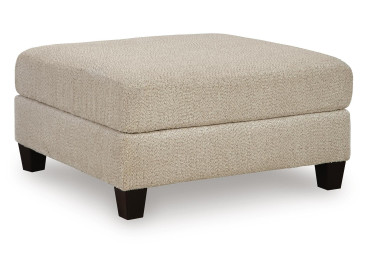 Steelwater Retreat Oversized Accent Ottoman - Latte
