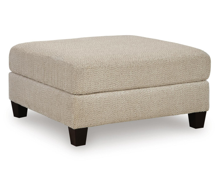 Steelwater Retreat Oversized Accent Ottoman - Latte