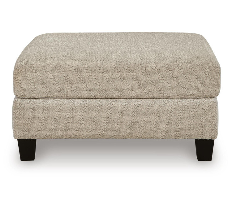 Steelwater Retreat Oversized Accent Ottoman - Latte