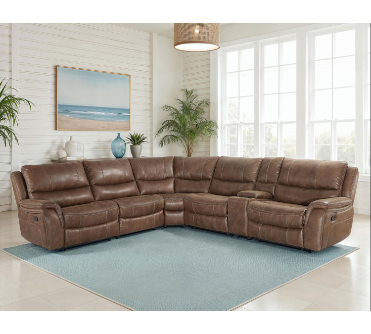Lehi 6/Piece Manual Reclining Sectional