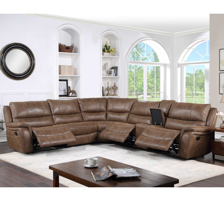 Lehi 6/Piece Manual Reclining Sectional