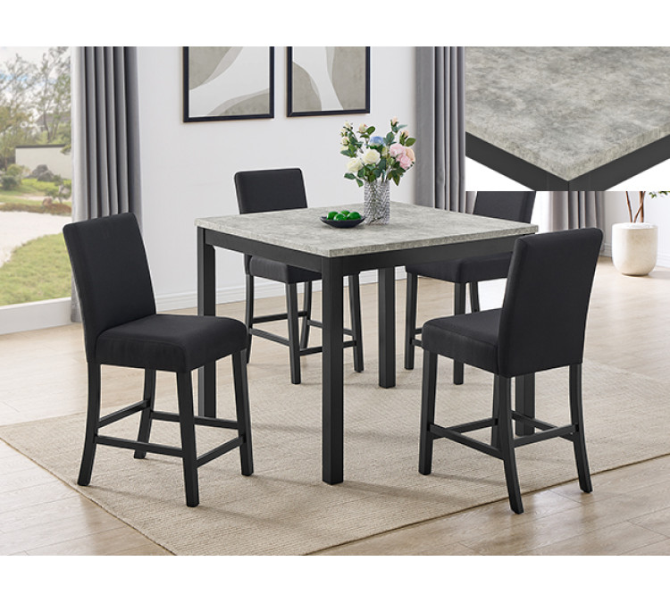 LENNON 5-PC CONTR HT SET - Concrete