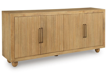 Niam Accent Cabinet - Light Antique Beige