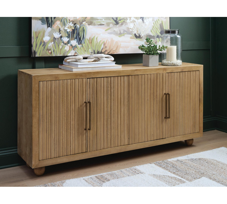 Niam Accent Cabinet - Light Antique Beige