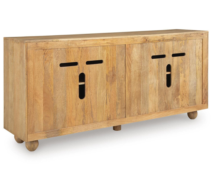 Niam Accent Cabinet - Light Antique Beige