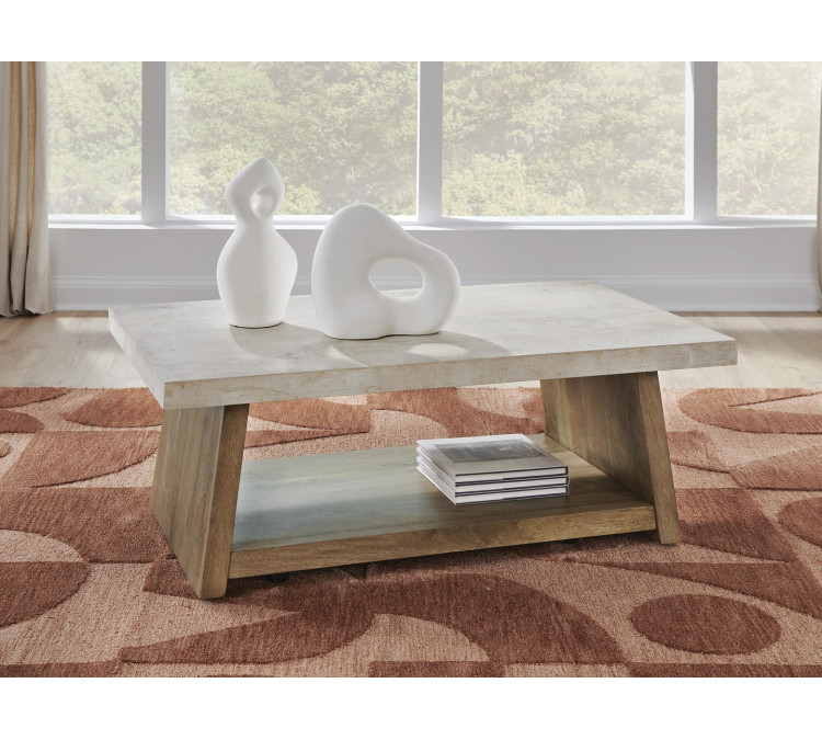 Brendalhouse Coffee Table - Light Brown