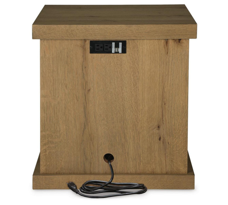 Brinstead Chairside End Table - Light Brown