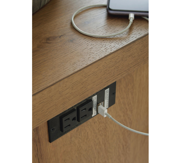 Brinstead Chairside End Table - Light Brown