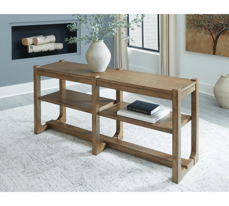 Cabalynn Sofa Table - Light Brown