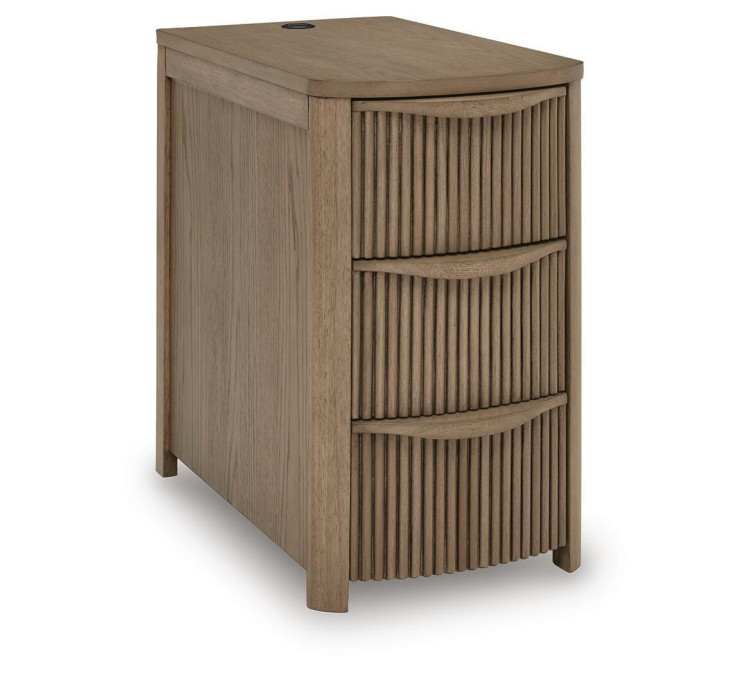 Camdill Chairside End Table - Light Brown