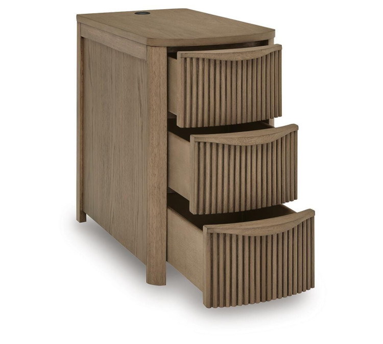 Camdill Chairside End Table - Light Brown