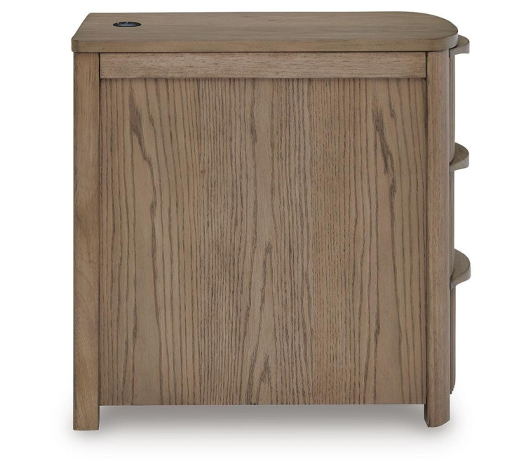 Camdill Chairside End Table - Light Brown