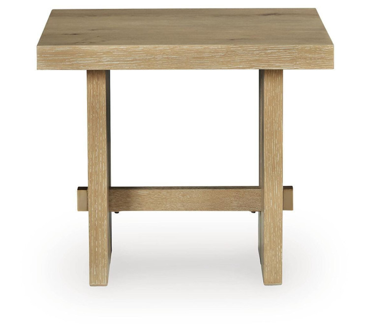Crendlin End Table - Light Brown