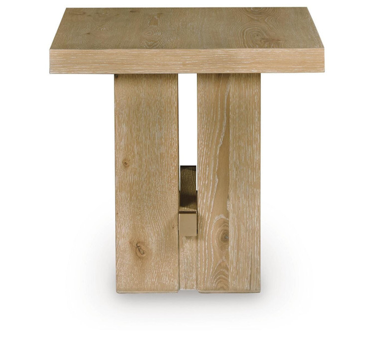 Crendlin End Table - Light Brown