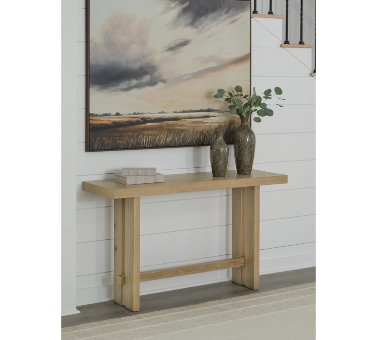 Crendlin Sofa Table - Light Brown