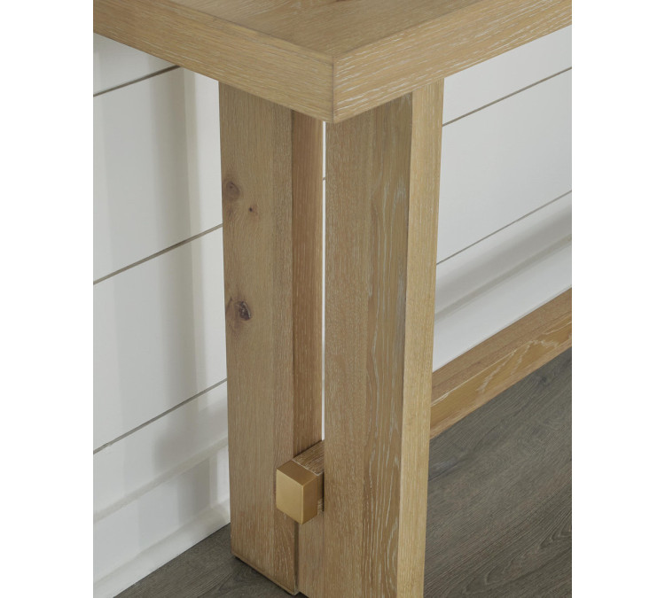 Crendlin Sofa Table - Light Brown