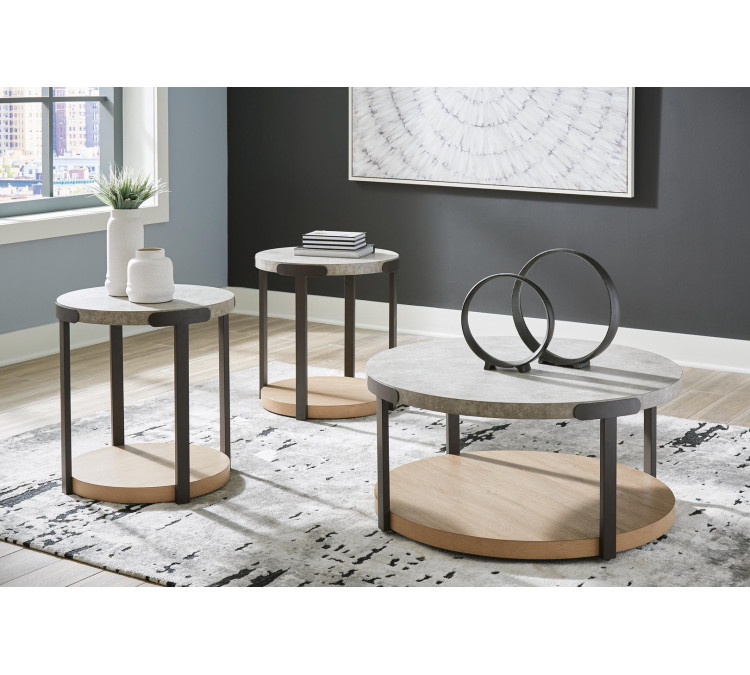 Darthurst Table (Set of 3) - Light Brown