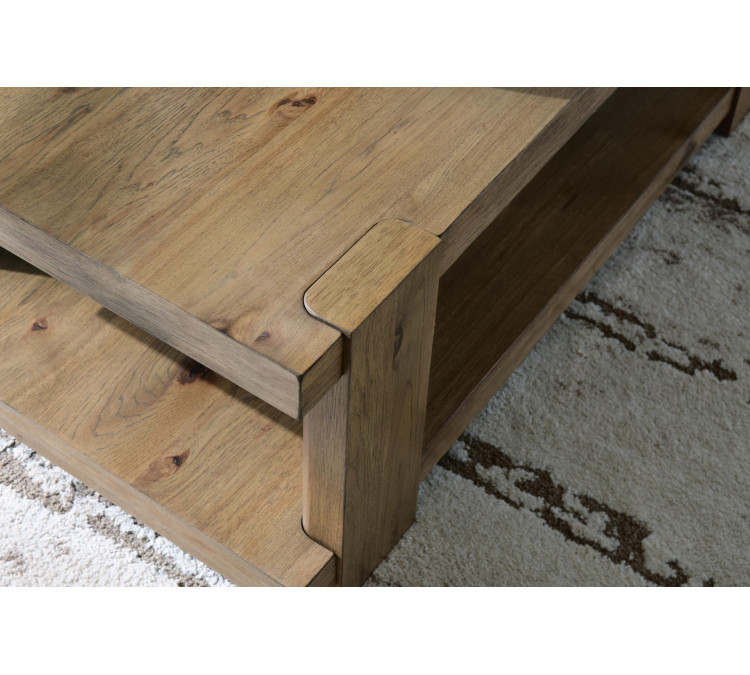 Flangren Coffee Table - Light Brown