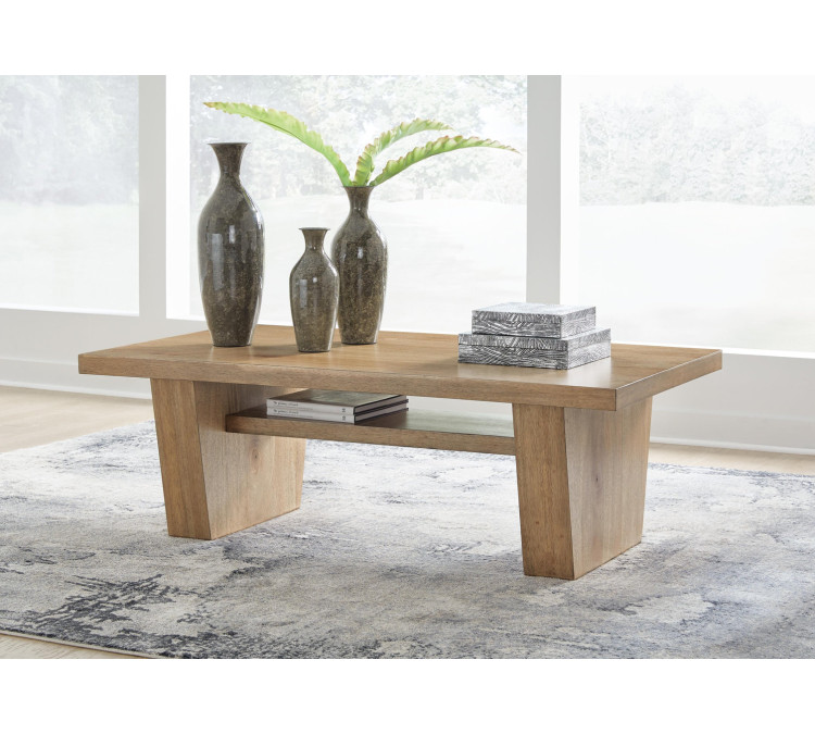 Kristiland Coffee Table - Light Brown