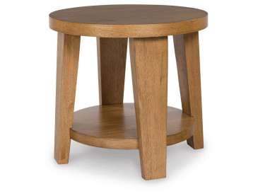 Kristiland End Table - Light Brown