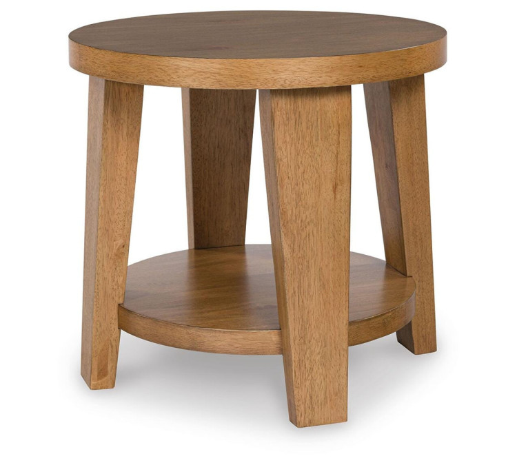 Kristiland End Table - Light Brown