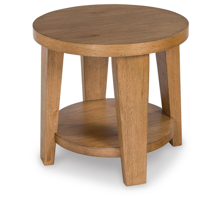 Kristiland End Table - Light Brown