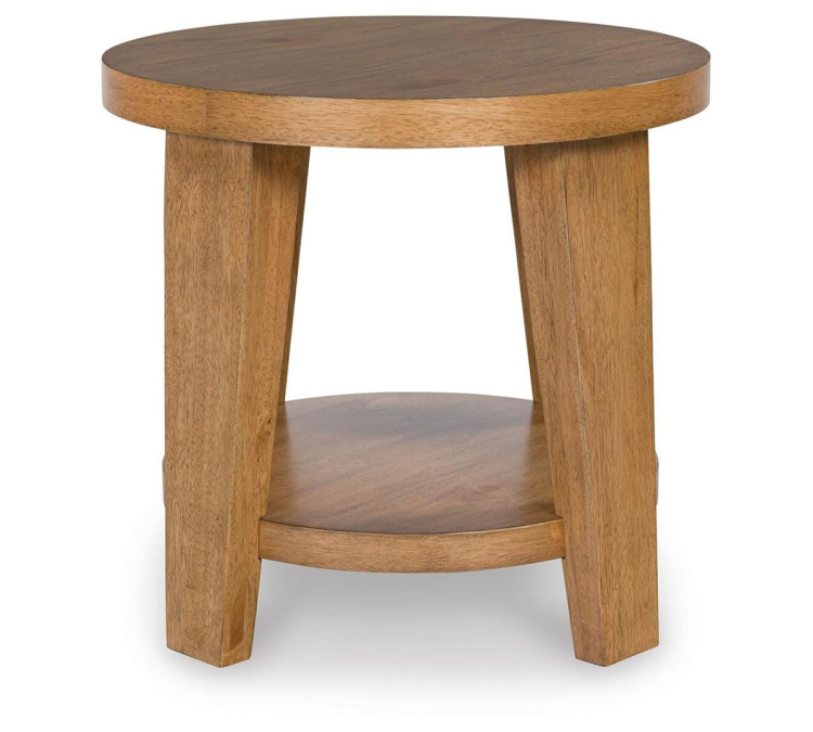 Kristiland End Table - Light Brown